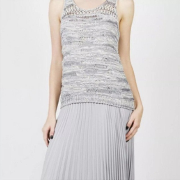 Ramy Brook Avery Knit Tank Top in dusty grey size Large - Picture 3 of 12
